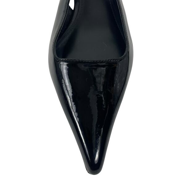 Mango MNG Rhinestone Slingback Kitten Heel Pump Black Size 40/ US 9 - Picture 12 of 13